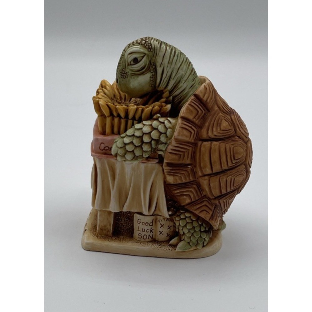 Harmony Kingdom Wishful Thinking Birthday Turtle 2nd Edition TJTU2 UK Made 1997 - Picture 5 of 7